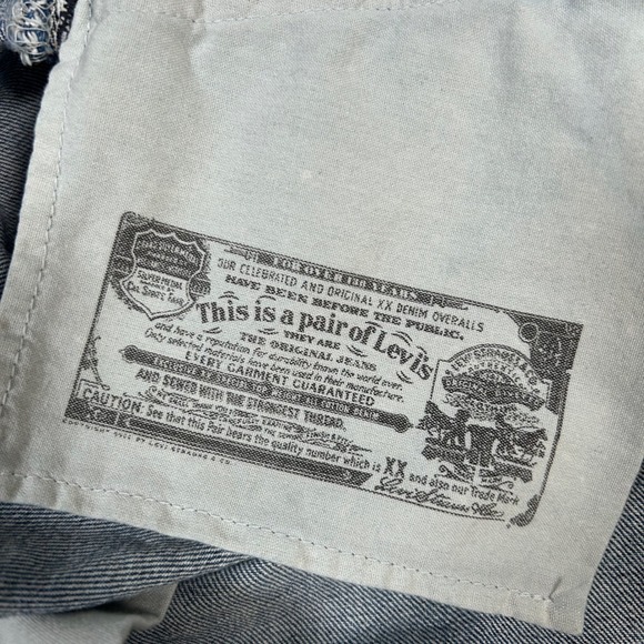 Levi's 501 Original Fit Jeans Men 36x28 Blue Button Fly Straight Leg - Picture 16 of 16